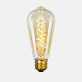 E27 ST64 Filament Bulb, 40W, 2700K, Clear Glass, Vintage Edison