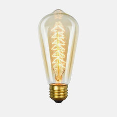 E27 ST64 Filament Bulb, 40W, 2700K, Clear Glass, Vintage Edison
