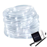 Solar Tube String Lights, IP44, 14h, 5 Colours, 7–22m