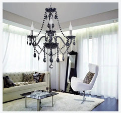 Modern Retro Crystal Drop Chandelier