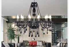 Modern Retro Crystal Drop Chandelier