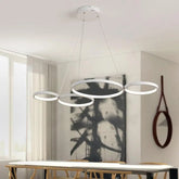 Art Deco LED Pendant Light Acrylic Aluminium IP44