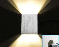 Modern LED Cube Wall Light Aluminium IP44 2W to 6W