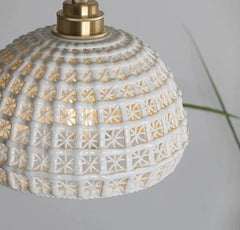 Vintage Ceramic Pendant Light LED 4W 10x18 cm 90-260V