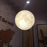 Full Moon 3D LED Pendant Light PVC 5 Sizes Warm Cool White