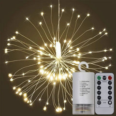 LED Starburst Light IP44 Battery Remote