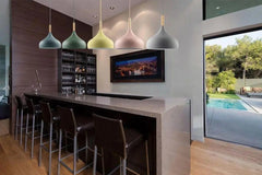 Macaroon Pendant Light Matt Aluminium E27 24cm 6 Colours