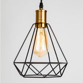 Industrial Cage Pendant Light