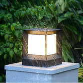 Nordic LED Cube Lamp IP65 Outdoor Solar or Cable