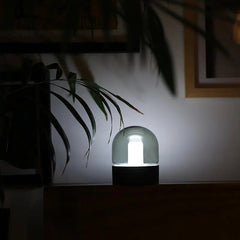 Glasdom Rechargeable LED Table Lamp Glass USB 3 Colours