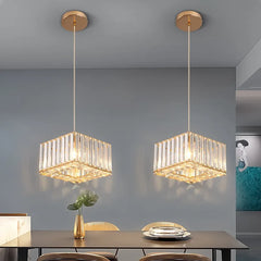 Black Gold Industrial Glass Shade Pendant Light E27