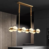 Gold Rope Linear Pendant Light E27 Dimmable IP65