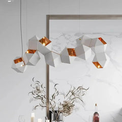 Geometric Multi-Head Pendant Light E14 — S/M/L/XL, Dimmable Option