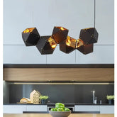 Geometric Multi-Head Pendant Light E14 — S/M/L/XL, Dimmable Option