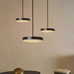 Marble & Metal Pendant Light LED IP65 — Gold & Black, S to XL