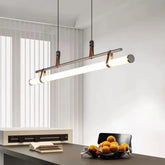Linear LED Tube Pendant Light G4 Black Gold S M L