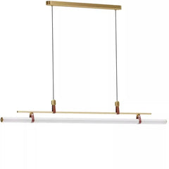 Linear LED Tube Pendant Light G4 Black Gold S M L