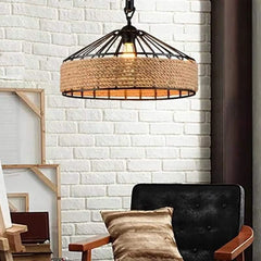 Industrial Vintage Pendant Light Black Aluminium E27
