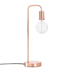 Copper Desk Lamp Iron Frame Cement Base E27 Max 40W 45 cm
