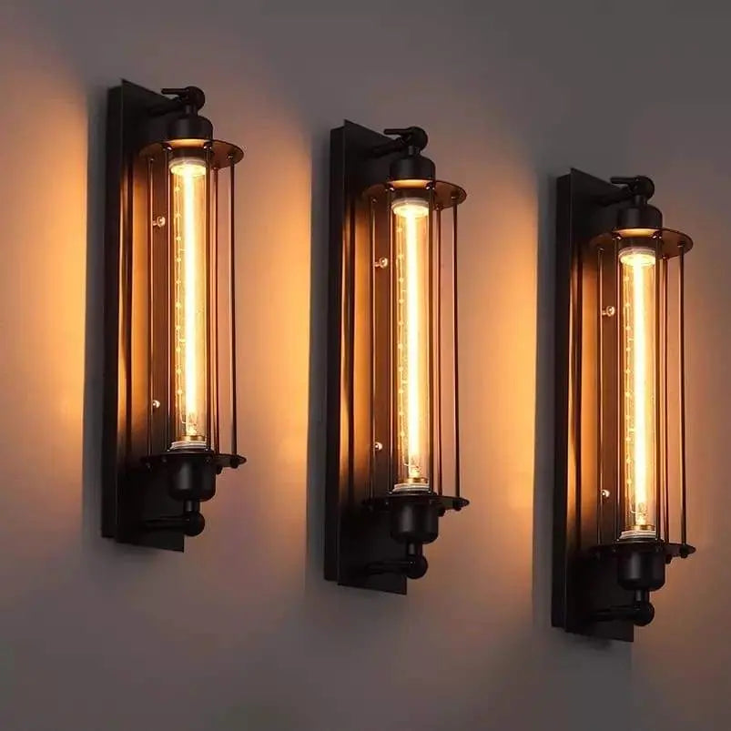 Industrial Vintage Wall Light Iron E27 45 cm