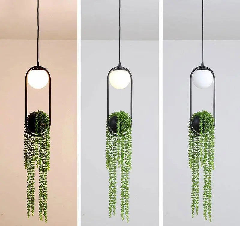 Sky Garden Pendant Light with Plant Bowl E27