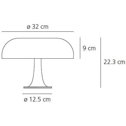 Vintage Orange Desk Lamp Mushroom Shape Acrylic Shade E27 Max 40W