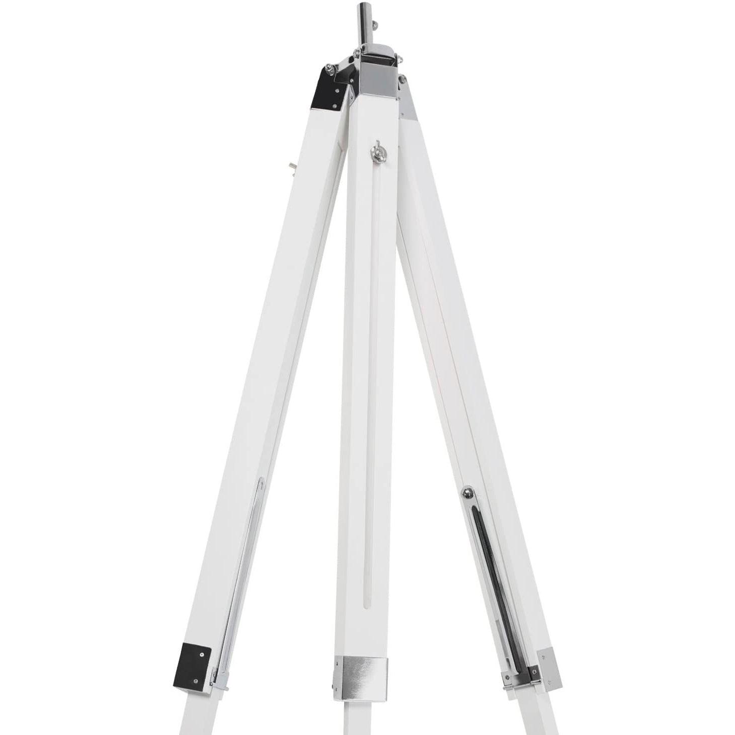 Retro Industrial Cinema Floor Lamp White Base E27 Adjustable