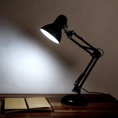 Articulated Industrial Desk Lamp Adjustable Arm Clamp Base E27 Max 40W