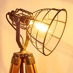 Industrial Style Floor Lamp Metal E27 Retro Vintage