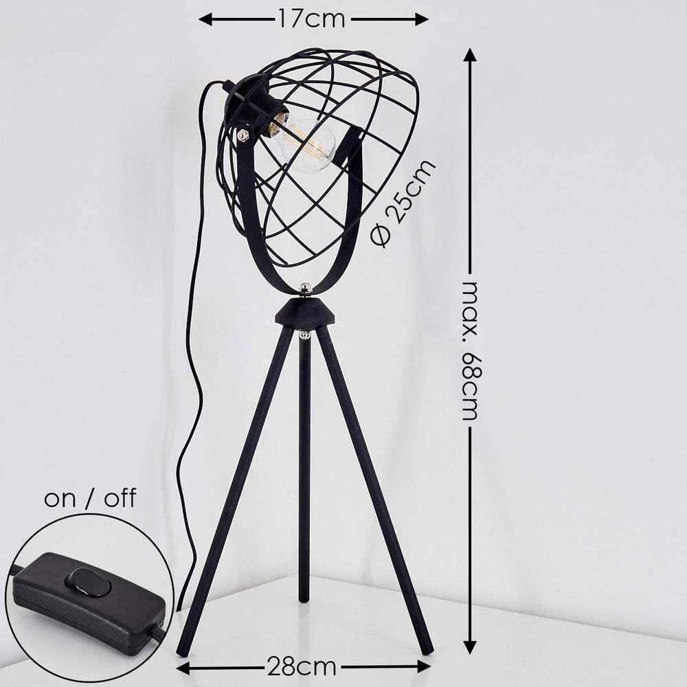 Moon Brut XS Industrial Cinema Floor Lamp Compact Raw Steel Wood E27