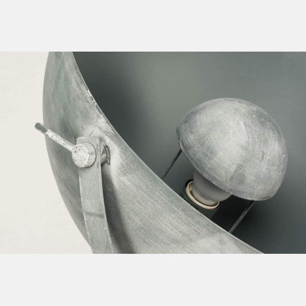 Industrial Loft Cinema Floor Lamp Concrete Grey Wood Metal E27 150cm