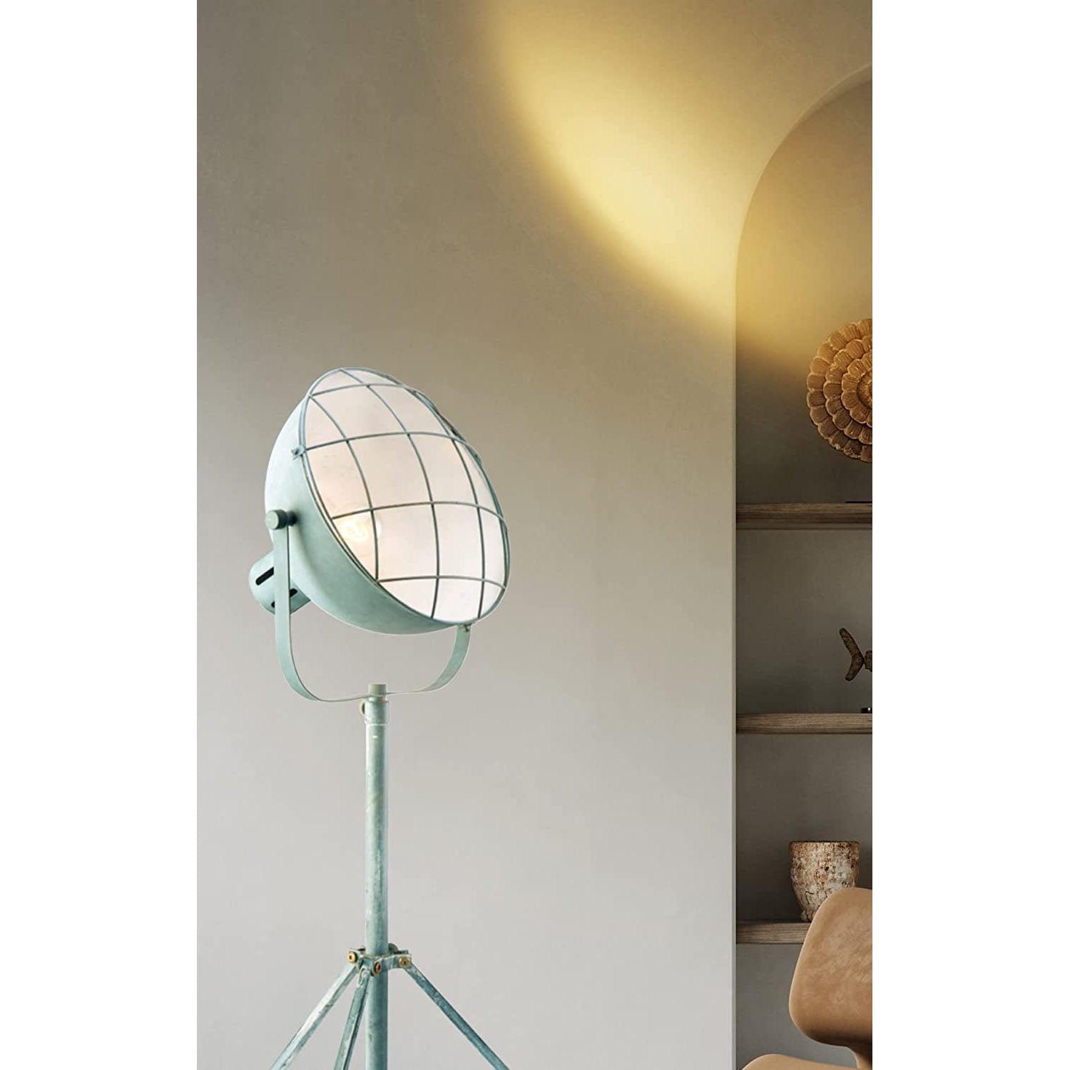 Azur Industrial Floor Lamp Metal 30 cm Shade E27 Max 10W
