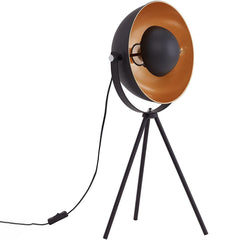 Industrial Cinema Floor Lamp XS Loft Wood Unfinished Metal E27