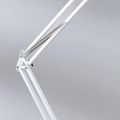 Pixar Industrial Cinema Floor Lamp White Wood Untreated Metal E27 180cm