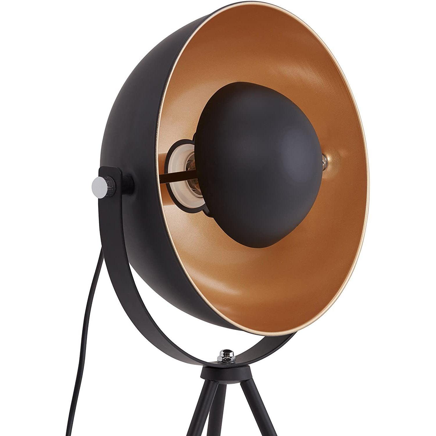 Industrial Cinema Floor Lamp XS Loft Wood Unfinished Metal E27