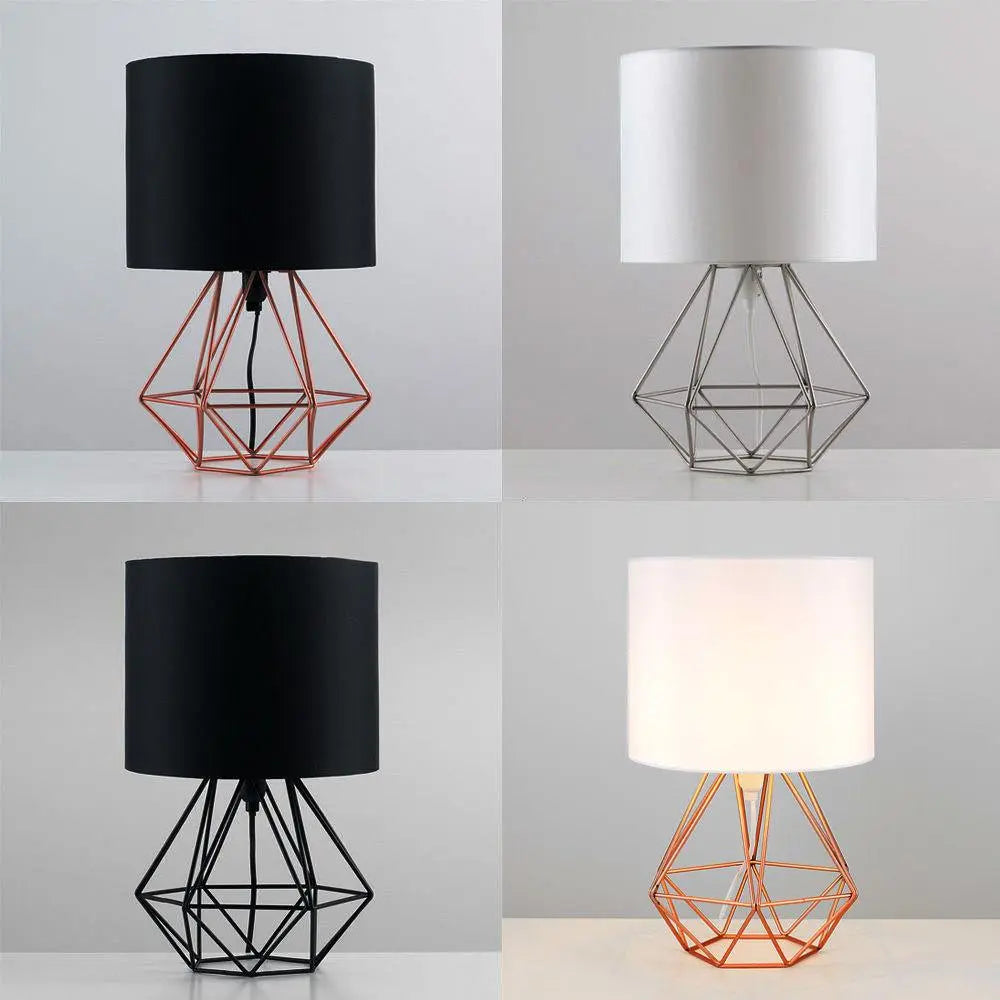 Geometric Frame Pendant Light Aluminium E14 5 Colour Combos