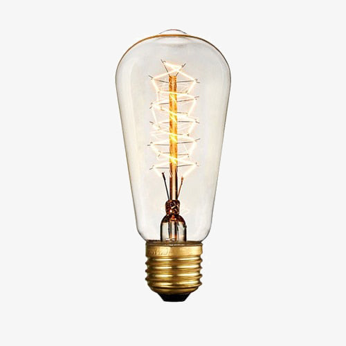 Vintage Spiral Filament Bulb ST64 E27 40W Warm White