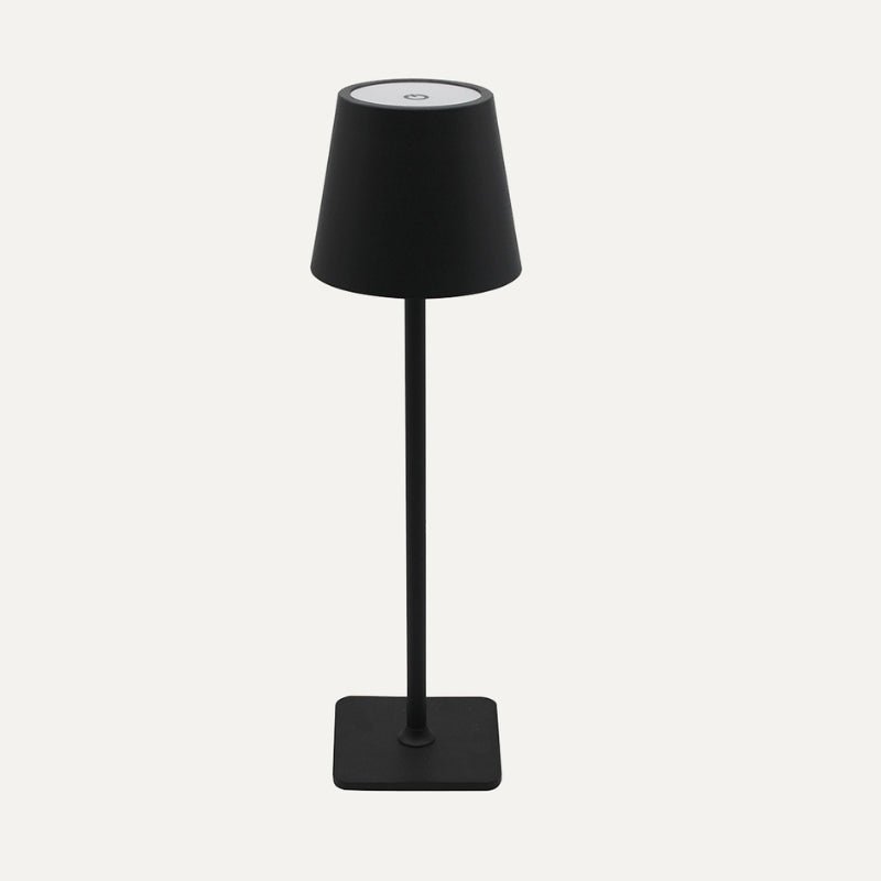 Black Rechargeable Touch Table Lamp 3W CCT 3000K 4000K 6500K