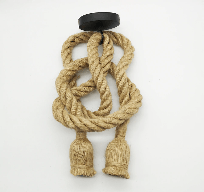 Double Rope Industrial Pendant Light