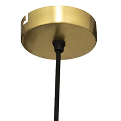 Large Brass Pendant Light Handmade Metal 80cm Shade E27 Adjustable Cable