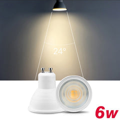 GU10 LED Bulb 3W — 24° Spot or 120° Wide Beam, Warm or Cool White