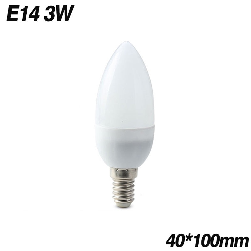 E14 LED Oval Bulb 3W Warm & Cool White