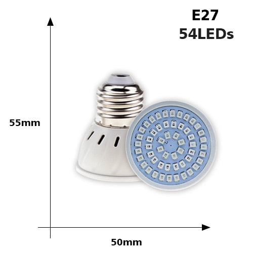 E27 Dimmable LED Bulb — 36, 54 or 72 LEDs, Trailing Edge Dimmer Compatible