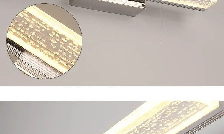 Nordic Acrylic LED Wall Light 4 Colours 5 Sizes 3 Light Options