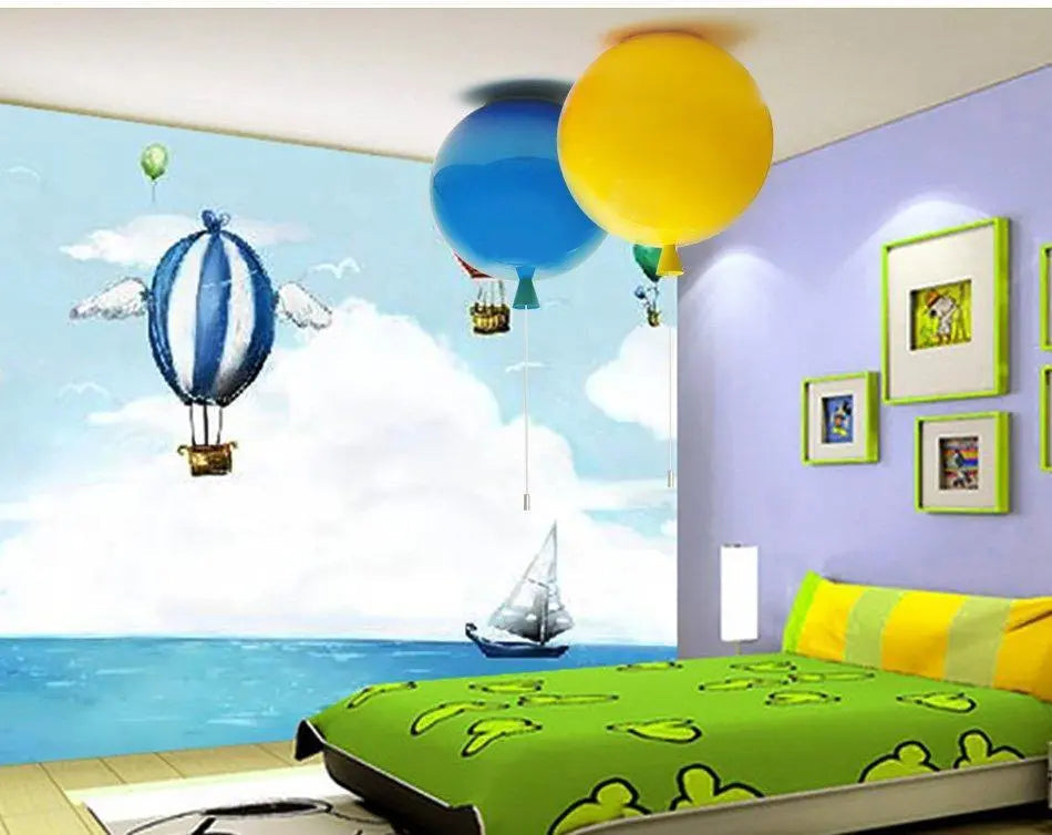 Balloon Ceiling Light Metal Acrylic E27 20 cm 6 Colours
