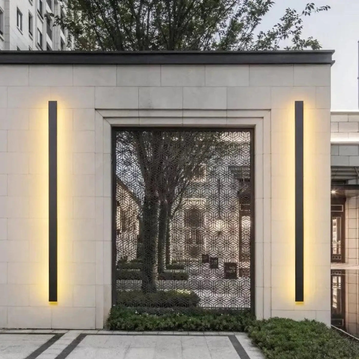 Outdoor LED Wall Bar Light IP65 — Iron, Motion Sensor, S/M/L