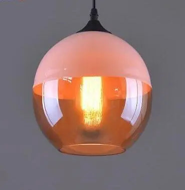 Modern Nordic Glass Pendant Light E27 4 Shapes