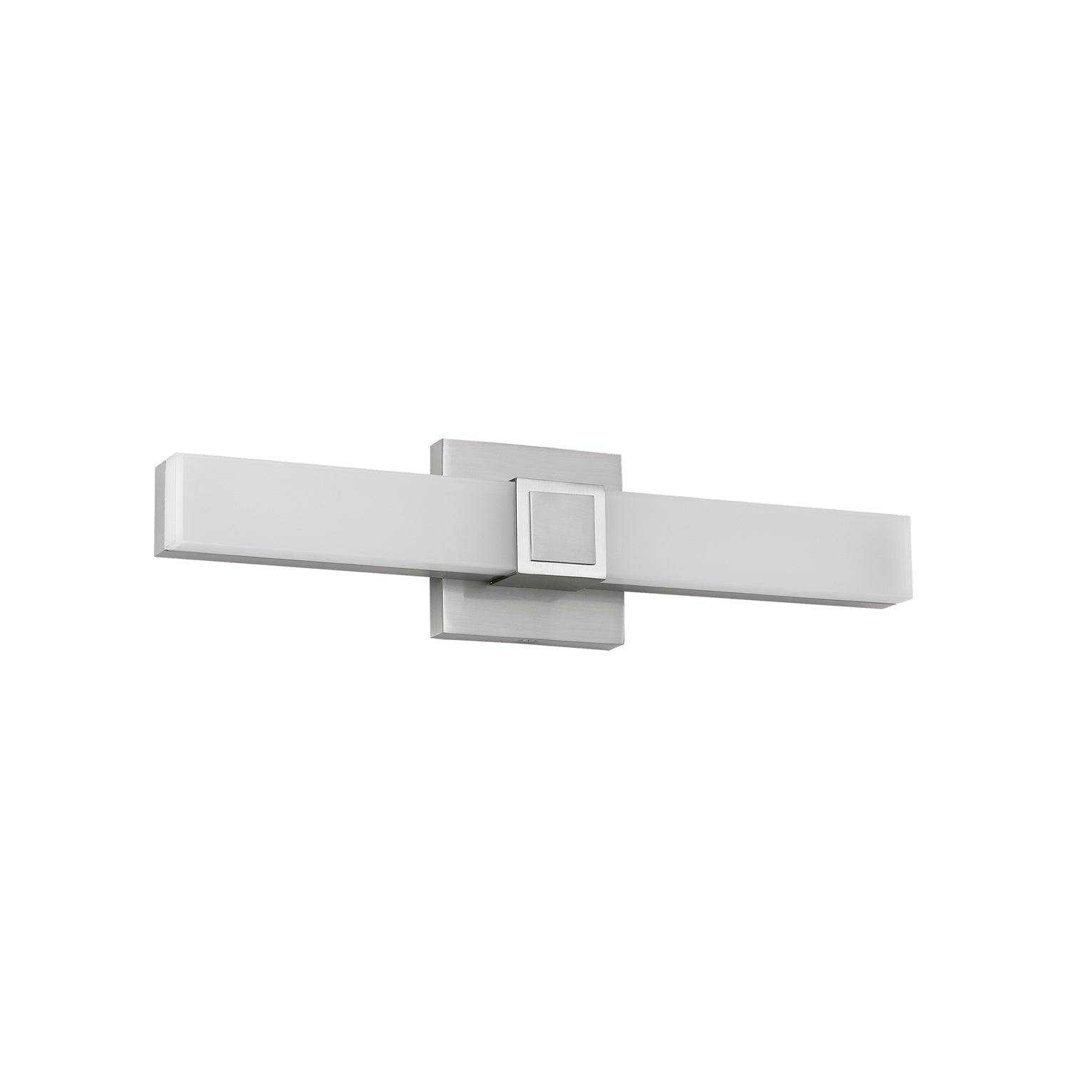 LED Vanity Light, Brushed Nickel — Small