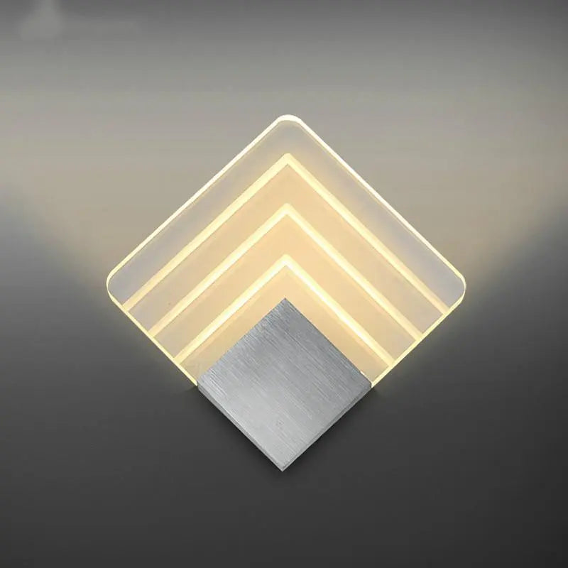Nordic LED Wall Light Aluminium Acrylic 5W