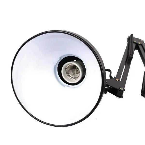 Industrial Desk Lamp Black Adjustable Cylindrical Shade E27